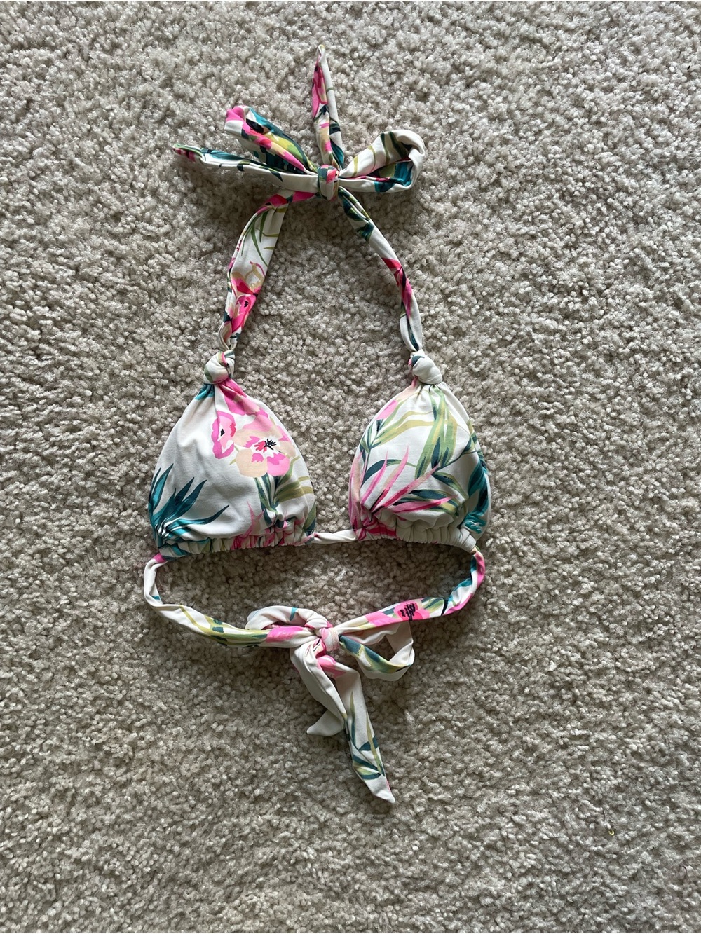 Billabong Floral Triangle Bikini Top